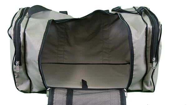 Large Duffle Bag - side view open
