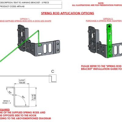 Awning To Tent Bracket