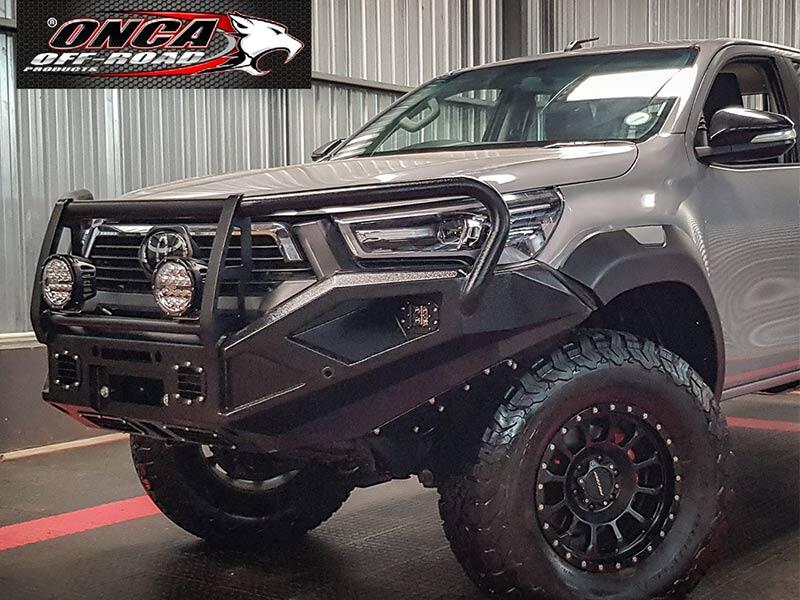 ONCA Hilux 2021 Bull Bar LRX-F (with pipework)