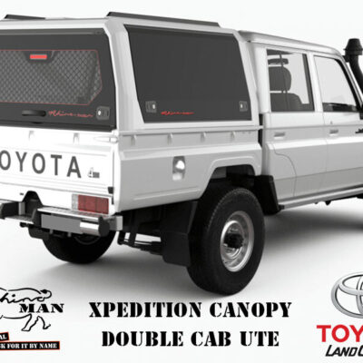Toyota Landcruiser 70 Series Dual Cab Rhinoman Xpedition Canopy