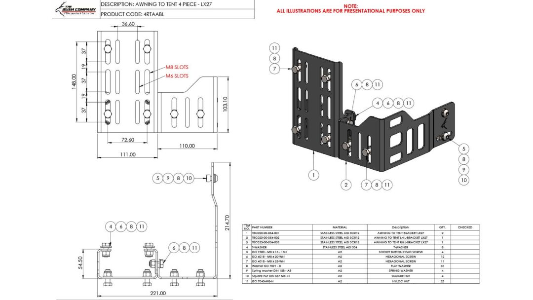 Awning-To-Tent-Bracket-4-Piece